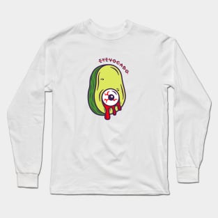 Avocado Pun Eyevocado Long Sleeve T-Shirt